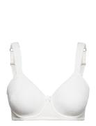 Adamo Basic Padded Wired Bra Lingerie Bras & Tops Full Cup Bras White Swegmark