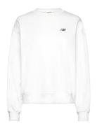 Sport Essentials French Terry Crew Sport Sweatshirts & Hoodies Sweatshirts White New Balance