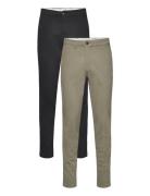 Jpstmarco Jjdave 2Pk Mp Noos Bottoms Trousers Chinos Black Jack & J S