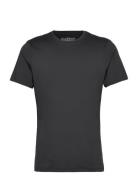 Crew-Neck Active Tops T-Kortærmet Skjorte Black Bread & Boxers