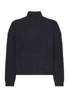 Vmkaia Ls Highneck Pullover Bf Tops Knitwear Turtleneck Black Vero Moda