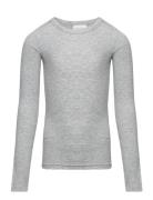 T-Shirt Long-Sleeve Tops T-shirts Long-sleeved T-Skjorte Grey Sofie Schnoor Young