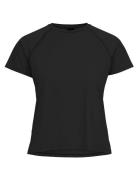 Elevated Performance Tee Sport T-shirts & Tops Short-sleeved Black Johaug