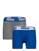 Puma Boys Basic Boxer 2P Night & Underwear Underwear Underpants Multi/patterned PUMA