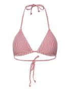 Striba Bel Bikini Top Swimwear Bikinis Bikini Tops Triangle Bikinitops Red Becksöndergaard