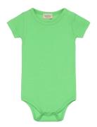 Plain Body Ss Bodies Short-sleeved Green MarMar Copenhagen