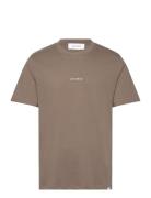 Dexter T-Shirt Tops T-Kortærmet Skjorte Brown Les Deux