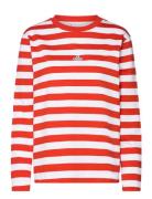 W. Hanger Striped Longsleeve Tops T-shirts & Tops Long-sleeved Red HOLZWEILER