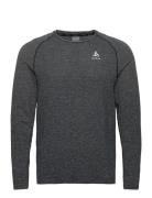 Odlo T-Shirt Crew Neck L/S Essential Seamless Sport T-Langærmet Skjorte Grey Odlo