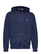 Spa Terry Full-Zip Hoodie Tops Sweatshirts & Hoodies Hoodies Blue Polo Ralph Lauren