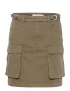 Marligz Hw Skirt Kort Nederdel Khaki Green Gestuz