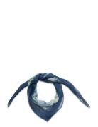 Floral Silk Crepe De Chine Square Scarf Accessories Scarves Lightweight Scarves Blue Lauren Ralph Lauren