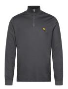 Fly Fleece Quarter Zip Sport Sweatshirts & Hoodies Fleeces & Midlayers Grey Lyle & Scott Sport