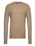 Jprblumiguel Knit Crew Neck Noos Tops Knitwear Round Necks Brown Jack & J S