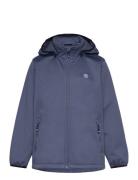 Softshell W. Fleece Outerwear Softshells Softshell Jackets Blue Color Kids