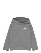 Nkn Club Fleece Po Hoodie / Nkn Club Fleece Po Hoodie Sport Sweatshirts & Hoodies Hoodies Grey Nike