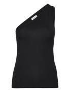 Cotton Modal Shoulder Tank Tops T-shirts & Tops Sleeveless Black Calvin Klein