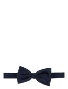 Solid Bow Tie Polyester Butterfly Navy Portia 1924