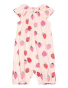 Romper Strawberries Bodysuits Short-sleeved Pink Lindex