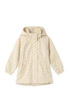 Nmfgerda Long Jacket Wo Pad 1Fo Lil Skaljakke Outdoorjakke Cream Lil'Atelier