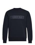 Essential Sp Crew Tops Sweatshirts & Hoodies Sweatshirts Navy Hackett London