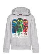 Lwscout 102 - Sweatshirt Tops Sweatshirts & Hoodies Hoodies Grey LEGO Kidswear