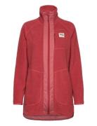 Sanne Pile Jacket Sport Sweatshirts & Hoodies Fleeces & Midlayers Red Kari Traa