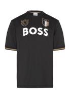 Short Sleeves Tee-Shirt Tops T-Kortærmet Skjorte Black BOSS