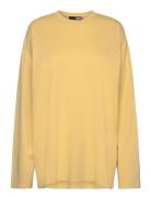 Long-Sleeved T-Shirt Tops Knitwear Jumpers Yellow ROTATE Birger Christensen