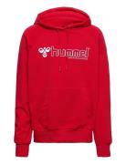 Hmlnoni 2.0 Hoodie Sport Sweatshirts & Hoodies Hoodies Red Hummel