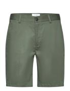 Como Reg Cotton-Linen Shorts Bottoms Shorts Chinos Shorts Green Les Deux