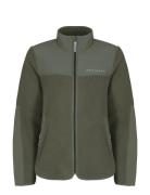 Phoebe Pile Jacket Sport Sweatshirts & Hoodies Fleeces & Midlayers Green Röhnisch