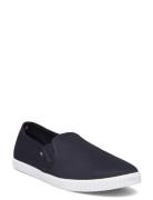 Canvas Slip-On Sneaker Sneakers Blue Tommy Hilfiger