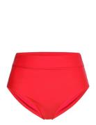 Bikini Brief High Waist Swimwear Bikinis Bikini Bottoms High Waist Bikinis Red Rosemunde