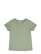 Vmpaula S/S T-Shirt Girl Noos Tops T-Kortærmet Skjorte Green Vero Moda Girl