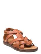 Bisgaard Amalie Shoes Summer Shoes Sandals Brown Bisgaard