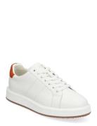 Angeline Iv Suede & Leather Sneaker Low-top Sneakers White Lauren Ralph Lauren