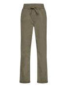 Cotton Jogger-Style Trousers Bottoms Sweatpants Khaki Green Mango