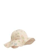Amelia Reversible Sun Hat Solhat Cream Liewood