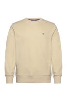 Reg Shield C-Neck Sweat Tops Sweatshirts & Hoodies Sweatshirts Beige GANT