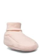 Woolly Fleece Booties Shoes Baby Booties Pink Müsli By Green Cotton