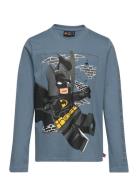 Lwtaylor 604 - T-Shirt L/S Tops T-shirts Long-sleeved T-Skjorte Blue LEGO Kidswear