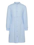 Vmchris Detail Ls Shirt Dress Wvn Girl Dresses & Skirts Dresses Casual Dresses Long-sleeved Casual Dresses Blue Vero Moda Girl