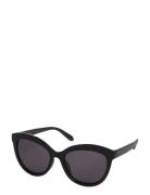 Tulia Sunglasses Accessories Sunglasses D-frame- Wayfarer Sunglasses Black Pilgrim