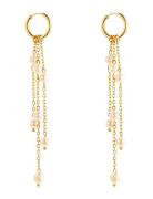 Palma Multidrop Earring Accessories Jewellery Earrings Hoops Gold By Jolima