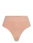 Smooth Thong G-streng Undertøj Beige Organic Basics