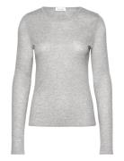 Lyocell Long Sleeve Tops T-shirts & Tops Long-sleeved Grey House Of Dagmar