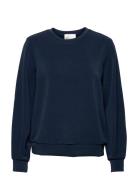 23 The Sweat Blouse Tops Sweatshirts & Hoodies Sweatshirts Navy My Essential Wardrobe