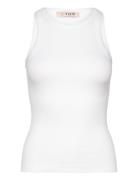 Mari Tank Top Tops T-shirts & Tops Sleeveless White A-View