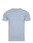 Custom Slim Fit Jersey Crewneck T-Shirt Designers T-Kortærmet Skjorte Blue Polo Ralph Lauren